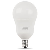 Feit Electric BPA1560C/950CA/2 LED Bulb, General Purpose, A15 Lamp, 60 W Equivalent, E12 Lamp Base,