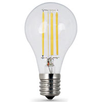 Feit Electric BPA1560N/927CA/2 LED Bulb, General Purpose, A15 Lamp, 60 W Equivalent, E26 Lamp Base,