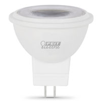 Feit Electric BPLVMR11/830CA LED Bulb, Track/Recessed, MR11 Lamp, 25 W Equivalent, GU4 Lamp Base, Cl