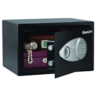 Master Lock X055ML Digital Safe, 0.5 cu-ft Capacity, 8.7 in H x 13.8 in W x 10.6 in D Exterior, Stee