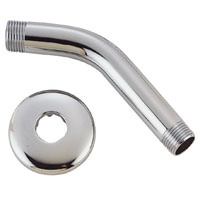 Boston Harbor A558215CP-OBF1 Shower Arm with Flange, Stainless Steel, Chrome