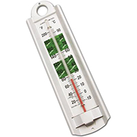 Taylor 5948N Thermometer, -10 to 200 deg F, Metal Casing