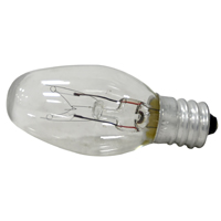 Sylvania 13549 Incandescent Lamp, 120 V, 4 W, Candelabra E12 - 12 Pack