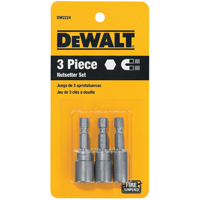 DeWALT DW2224 Nut Driver Set, 3-Piece, Steel, Zinc Phosphate