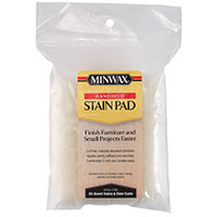 Minwax 423546000 Handheld Floor Stain Pad, 5-1/2 in L Pad, 3 in W Pad, Lambskin Pad