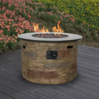 Seasonal Trends 52074 Morgan Hill 36 in Round Fire Table