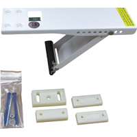 Comfort-Aire AS080 Window Support Bracket, Steel, Baked-On Epoxy, For: Air Conditioners up to 80 lb
