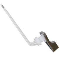 Worldwide Sourcing PMB-211 Toilet Flush Lever, Front Mounting, 4 in L Flush Arm, Plastic, Chrome