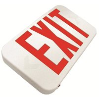 HOWARD LIGHTING HL0301B2RW Exit Sign, 7-3/16 in OAW, 11-5/8 in OAH, 120/277 VAC, Thermoplastic Fixtu