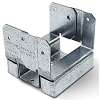 Simpson Strong-Tie AB Series ABA66Z Post Base, 6 x 6 in Post, Steel, ZMAX - 10 Pack