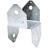 Simpson Strong-Tie BC Series BC Series4Z-R Post Cap, 4 x 4 in Post/Joist, 0.162 in Dia Nail, Steel,  - 20 Pack