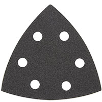 Milwaukee 49-25-2120 Triangle Sandpaper, 120 Grit, Silicon Carbide Abrasive, 3-1/2 in L
