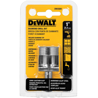 DeWALT DW5584 Drill Bit, 1 in Dia, 2-1/4 in OAL, Masonry Bit, Spiral Flute, 3/8 in Dia Shank, Round