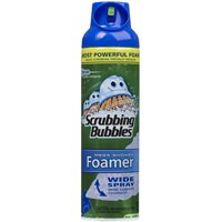 Scrubbing Bubbles 70589 Shower Cleaner, 20 oz Spray Can, Marine, Ozone, Light Yellow/Transparent