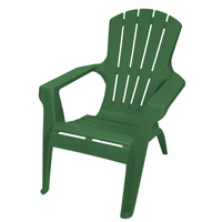 Gracious Living Adirondack II 11168-26ADI Chair, 29-3/4 in W, 35-1/4 in D, 33-1/2 in H, Resin Seat,