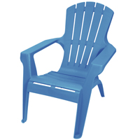 Gracious Living Adirondack II 11612-26ADI Chair, 29-3/4 in W, 35-1/4 in D, 33-1/2 in H, Resin Seat,