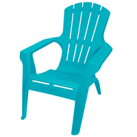 Gracious Living Adirondack II 11611-26ADI Chair, 29-3/4 in W, 35-1/4 in D, 33-1/2 in H, Resin Seat,