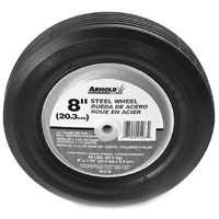 ARNOLD 490-322-0005 Tread Wheel, Steel, For: Mowers and Non-Mowers