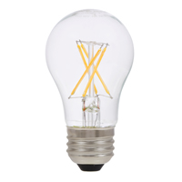 Sylvania 40366 LED Light Bulb, Decorative, A15 Lamp, 40 W Equivalent, E26 Lamp Base, Dimmable, Clear