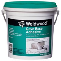 WELDWOOD 25054 Cove Base Adhesive, Off-White, 1 gal Can