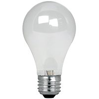 Feit Electric Q53A/W/4/RP Halogen Lamp, 53 W, Medium E26 Lamp Base, A19 Lamp, Soft White Light, 1050