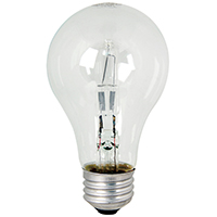 Feit Electric Q72A/CL/2 Halogen Lamp, 72 W, Medium E26 Lamp Base, A19 Lamp, Soft White Light, 1490 L