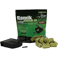 NEOGEN Ramik 000900 Refillable Bait Station, 16 oz Bait, Green