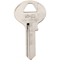 HY-KO 11010CO10 Key Blank, Brass, Nickel, For: Corbin Russwin Cabinet, House Locks and Padlocks - 10 Pack
