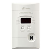 Kidde 900-0076-05 Carbon Monoxide Alarm, 10 ft, +/-30 % Accuracy, 4 to 15 min Response, Digital Disp