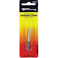 Forney 60032 Grinding Point, 1/4 x 3/4 in Dia, 1/4 in Arbor/Shank, 60 Grit, Coarse, Aluminum Oxide A