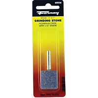 Forney 60036 Grinding Point, 1 x 1 in Dia, 1/4 in Arbor/Shank, 60 Grit, Coarse, Aluminum Oxide Abras