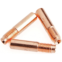 Forney Miller Style 60165 MIG Contact Tip, 0.03 in Tip, Copper