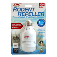 Pic LED-RR Rodent Repeller Bulb, 9 W, LED Lamp, 550 Lumens Lumens