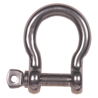 Ben-Mor 73347/73341 Anchor Shackle, 720 lb Working Load, Stainless Steel