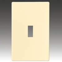 Eaton Wiring Devices PJS1V Wallplate, 4-7/8 in L, 3.12 in W, 1 -Gang, Polycarbonate, Ivory, High-Glo