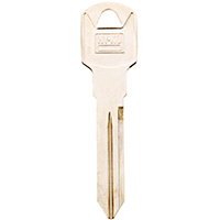 HY-KO 11010B89 Key Blank, Brass, Nickel - 10 Pack