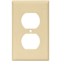 Arrow Hart 2000 Series 2132V-BOX Wallplate, 4-1/2 in L, 2-3/4 in W, 1-Gang, Thermoset, Ivory, High-G - 25 Pack