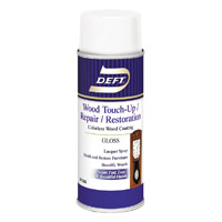 DEFT DFT310S/54 Interior Spray Lacquer Paint, Gloss, Liquid, Clear, 12.25 oz, Aerosol Can