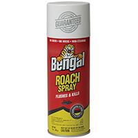 Bengal 92465 Roach Spray, Liquid, Spray Application, 9 oz Aerosol Can