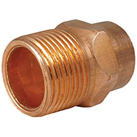 EPC 104 Series 30378 Pipe Adapter, 2 in, Sweat x MNPT, Copper