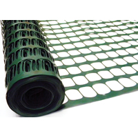 TENAX Guardian Series 5A030001 Visual Barrier, 100 ft L, 1-3/4 x 1-3/4 in Mesh, Oval Mesh, HDPE, Gre