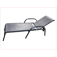 Seasonal Trends 50666 Aluminum Lounge Chair, 25.59 in OAW, 75.98 in OAD, 37.40 in OAH, 5 -Position,