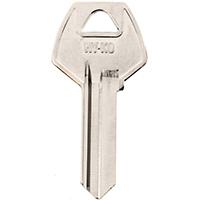 HY-KO 11010CO97 Key Blank, Brass, Nickel, For: Corbin Russwin Cabinet, House Locks and Padlocks - 10 Pack