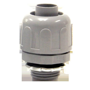 IPEX 65907 Conduit Connector, 3/4 in, 2 in L, PVC, Gray