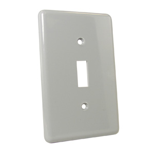 IPEX 20232 Switch Plate, 4.752 in L, 3 in W, 1 -Gang, PVC, Gray