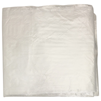 Thermwell Products P300 Drop Cloth, 12 ft L, 9 ft W, Plastic, Clear
