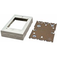 Wiremold B2 Outlet Box, Ivory