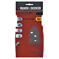 Black+Decker 74-672 Sandpaper, 120 Grit, Aluminum Oxide Abrasive