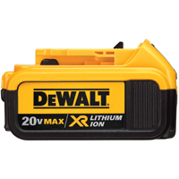 DeWALT Premium XR DCB204 Rechargeable Battery Pack, 20 V Battery, 4 Ah