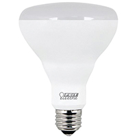 Feit Electric BR30/DM/10KLED/6 LED Lamp, Flood/Spotlight, BR30 Lamp, 65 W Equivalent, E26 Lamp Base,
